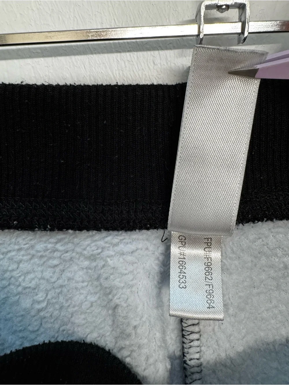Justice Black & White Knit Lounge Pants with Snowflake Detail